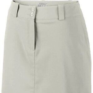 Nike Golf Khaki Skort Womens 10 Tour Performance Dri Fit